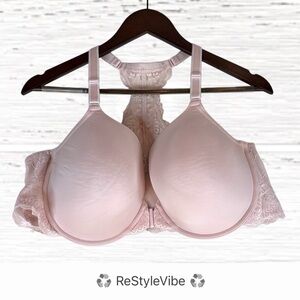 TORRID CURVES Size 44D Bra Front Clasp Style Underwire Padded Lace Adjustable